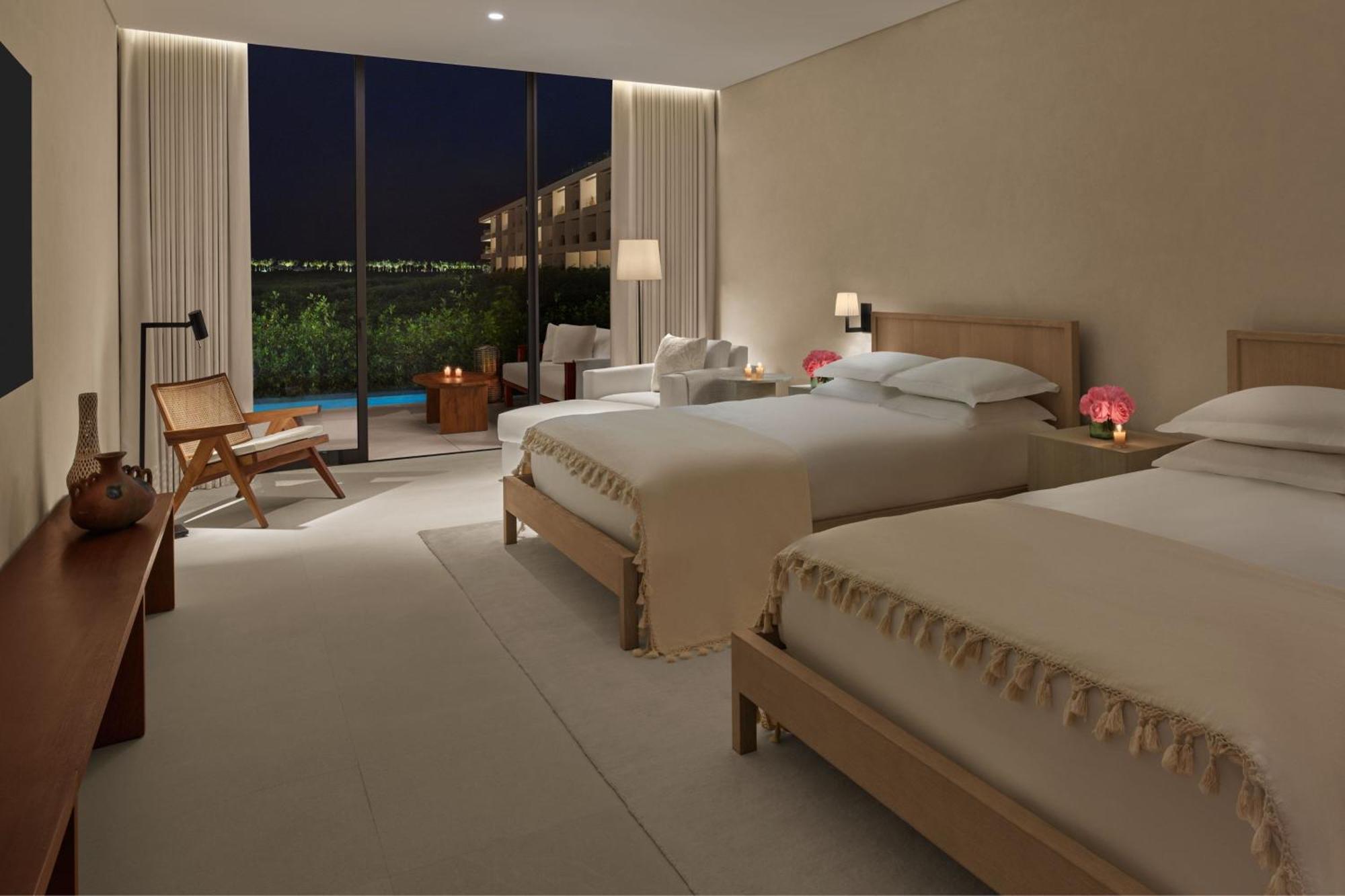 Premier Queen Room Two Queen Beds Ocean View Plunge Pool