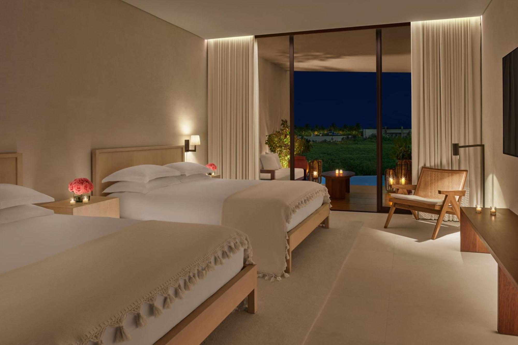 Premier Queen Room Two Queen Beds Terrace Plunge Pool